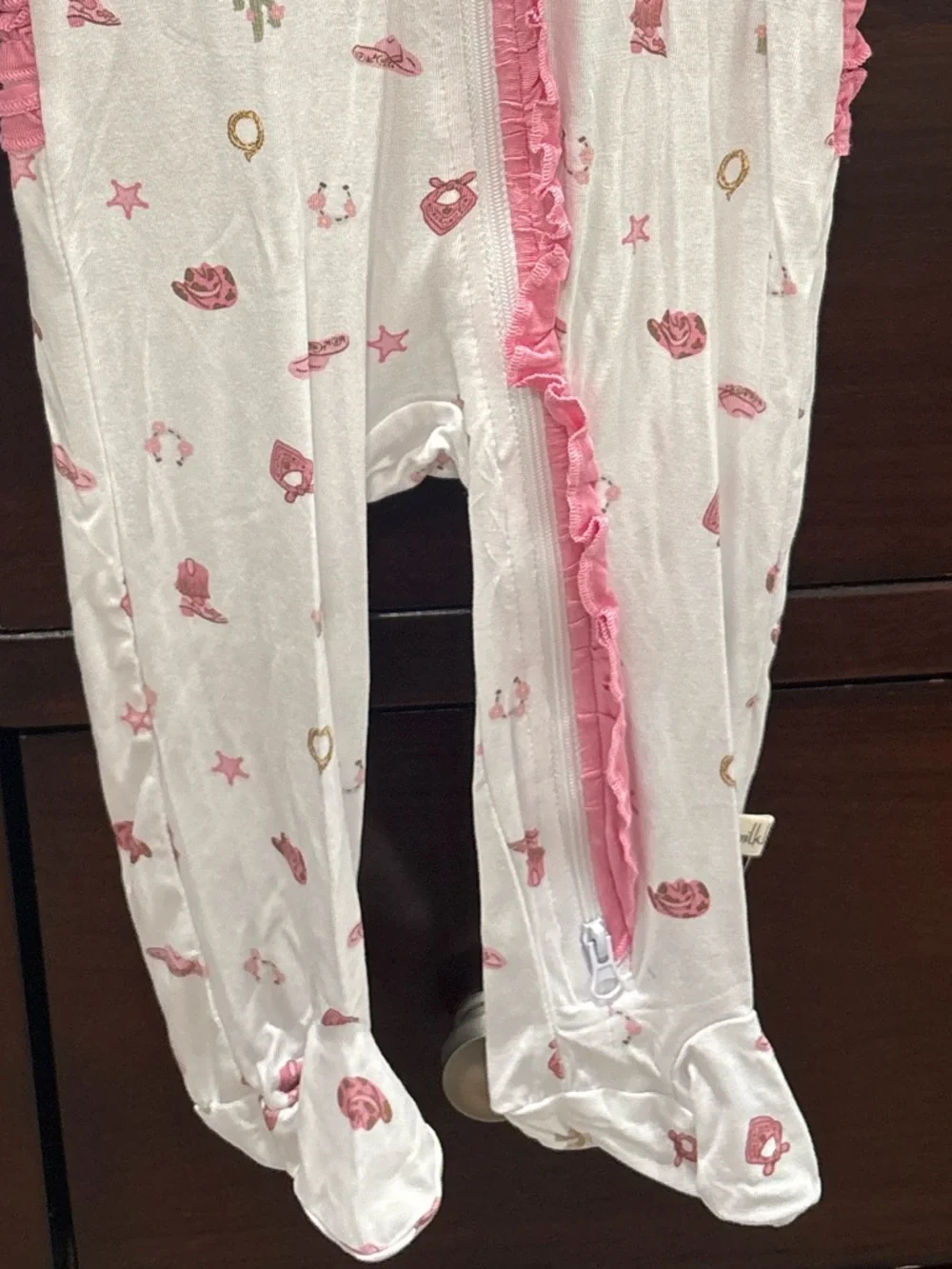 ✨🤠💖 NWT Baby Girl Western PJ Set – 6-9 Months 💖🤠✨